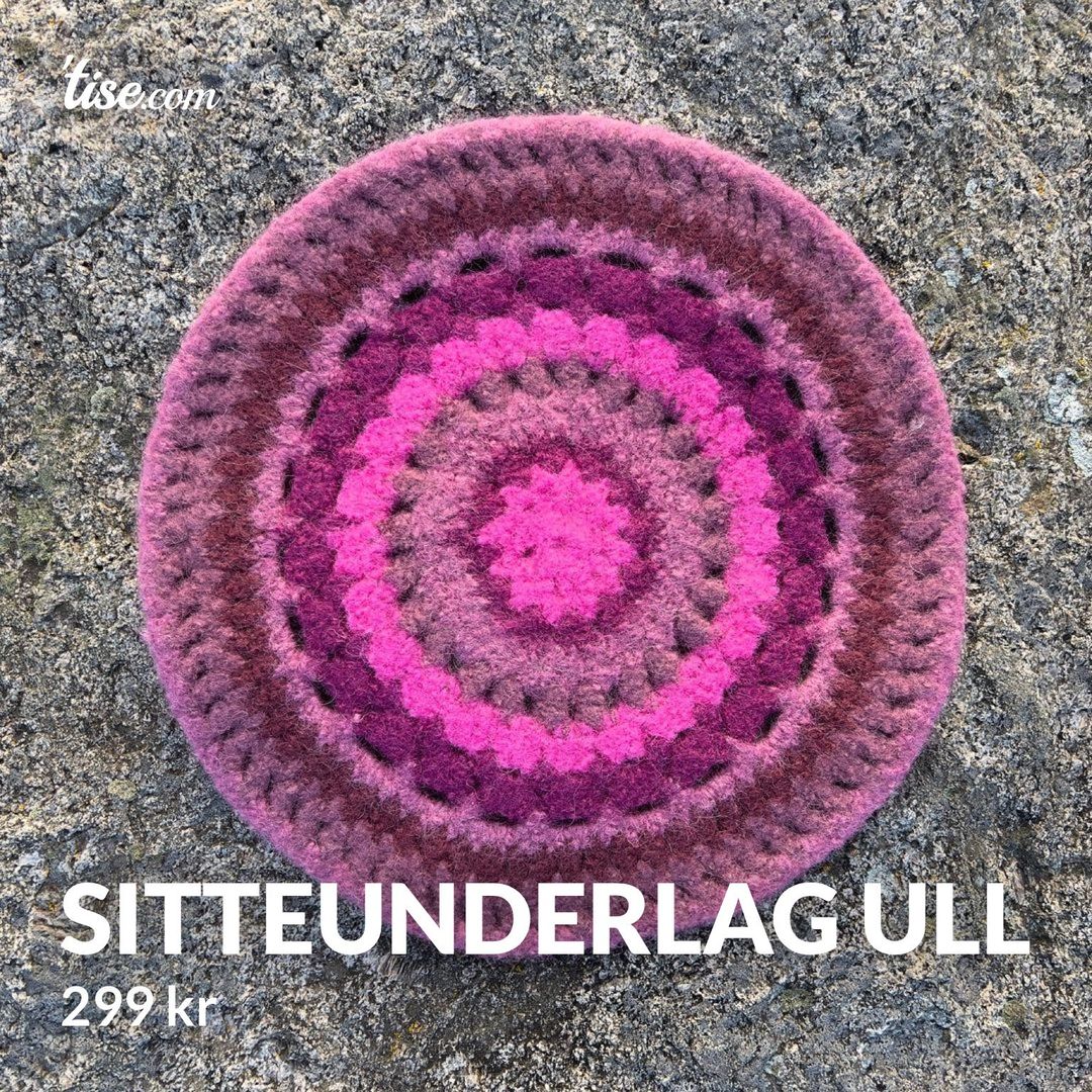 Sitteunderlag ull