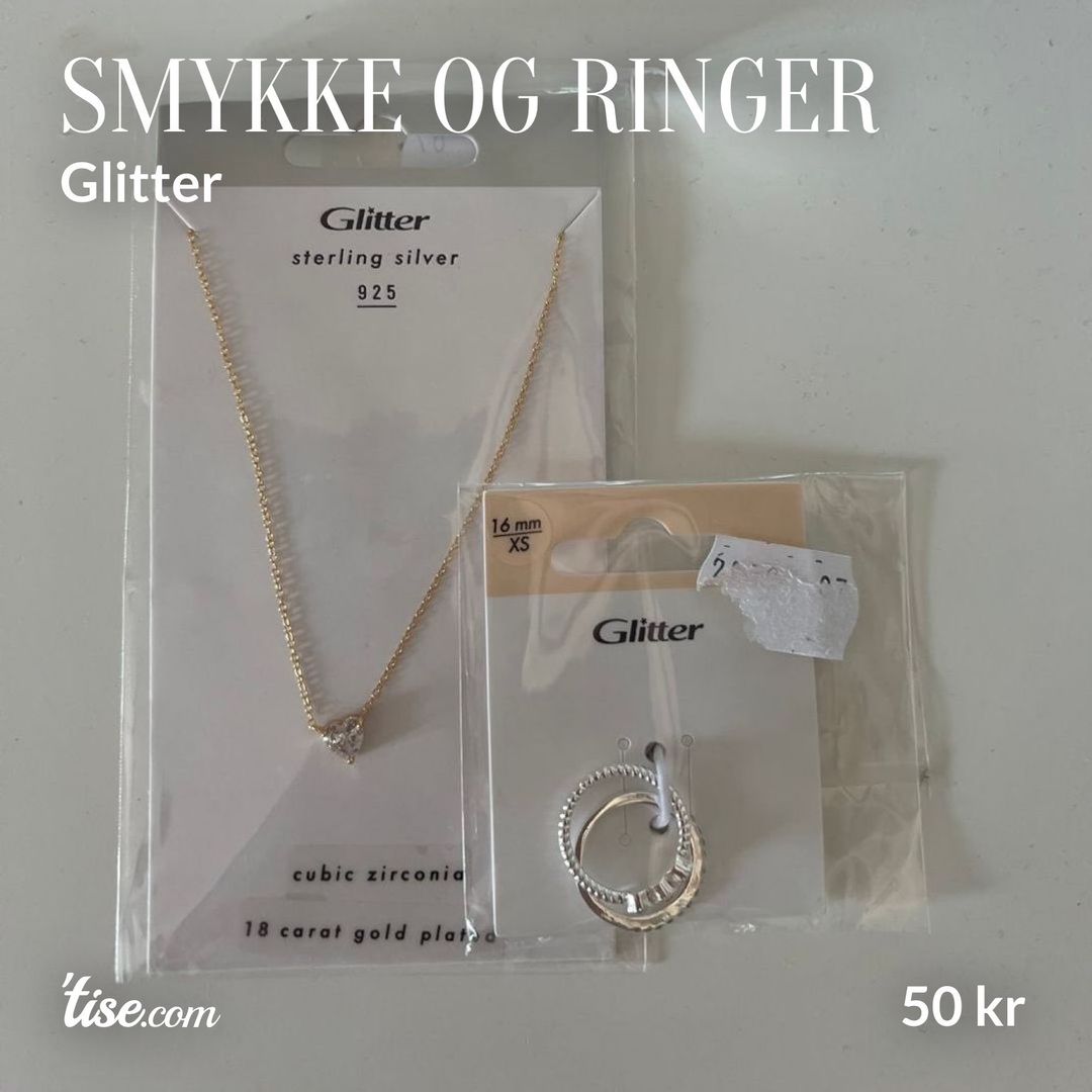 Smykke og ringer