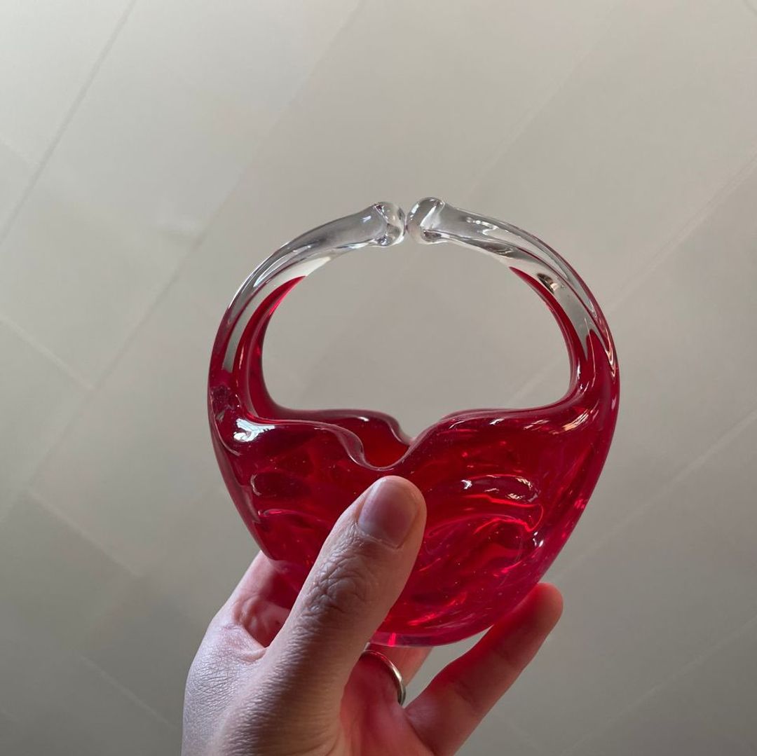 Murano glass kurv