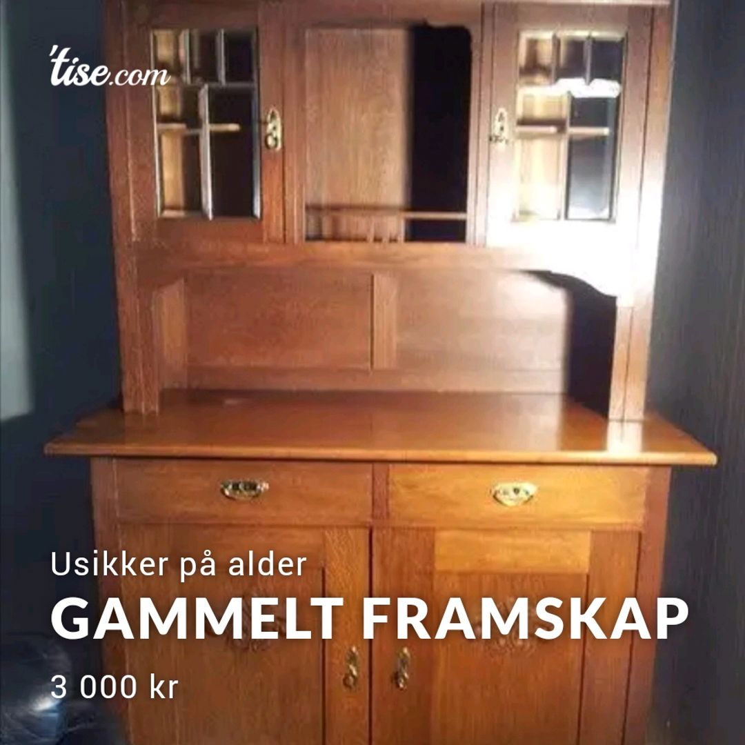 Gammelt framskap