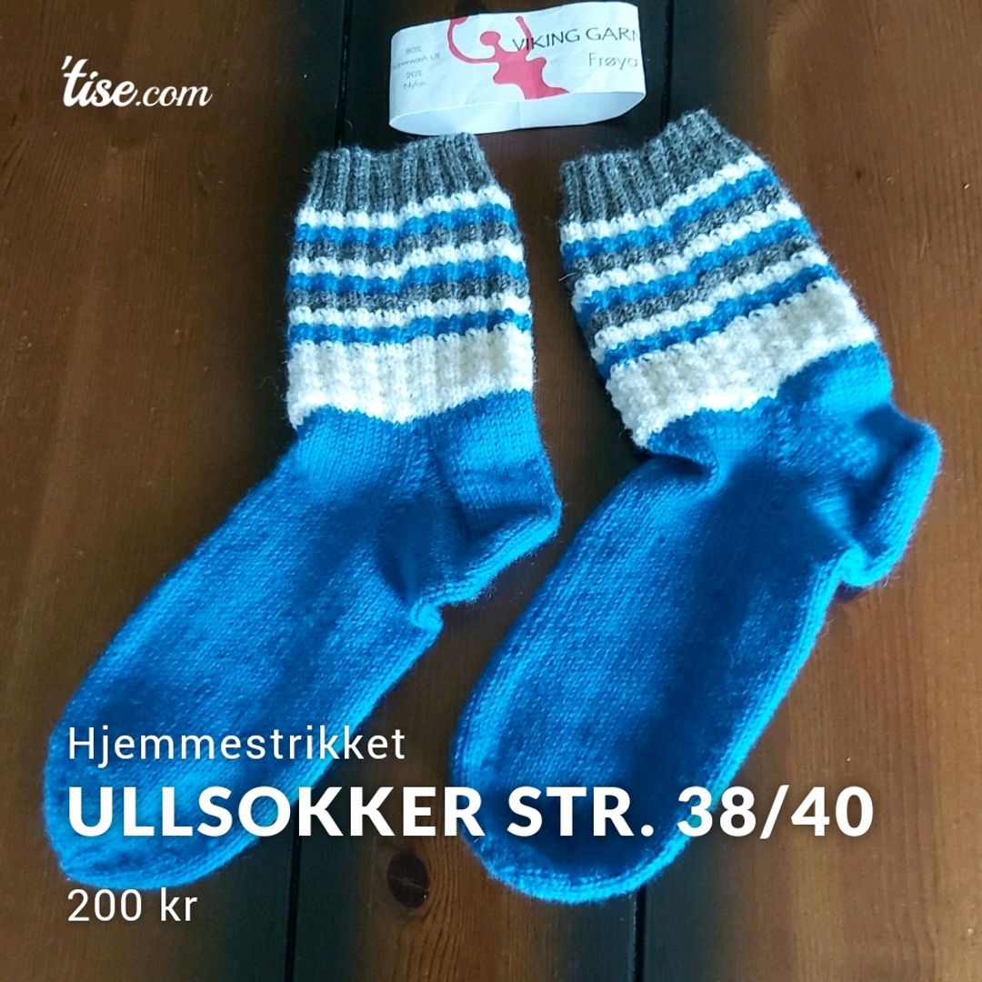 Ullsokker Str 38/40