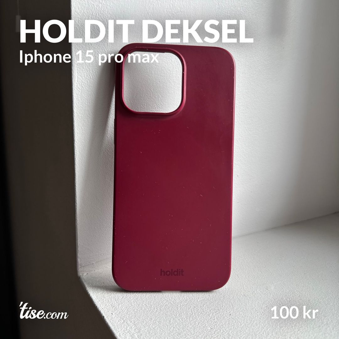 Holdit deksel