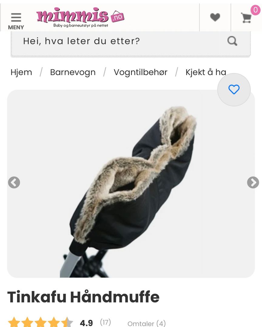 Tinkafu håndmuffe