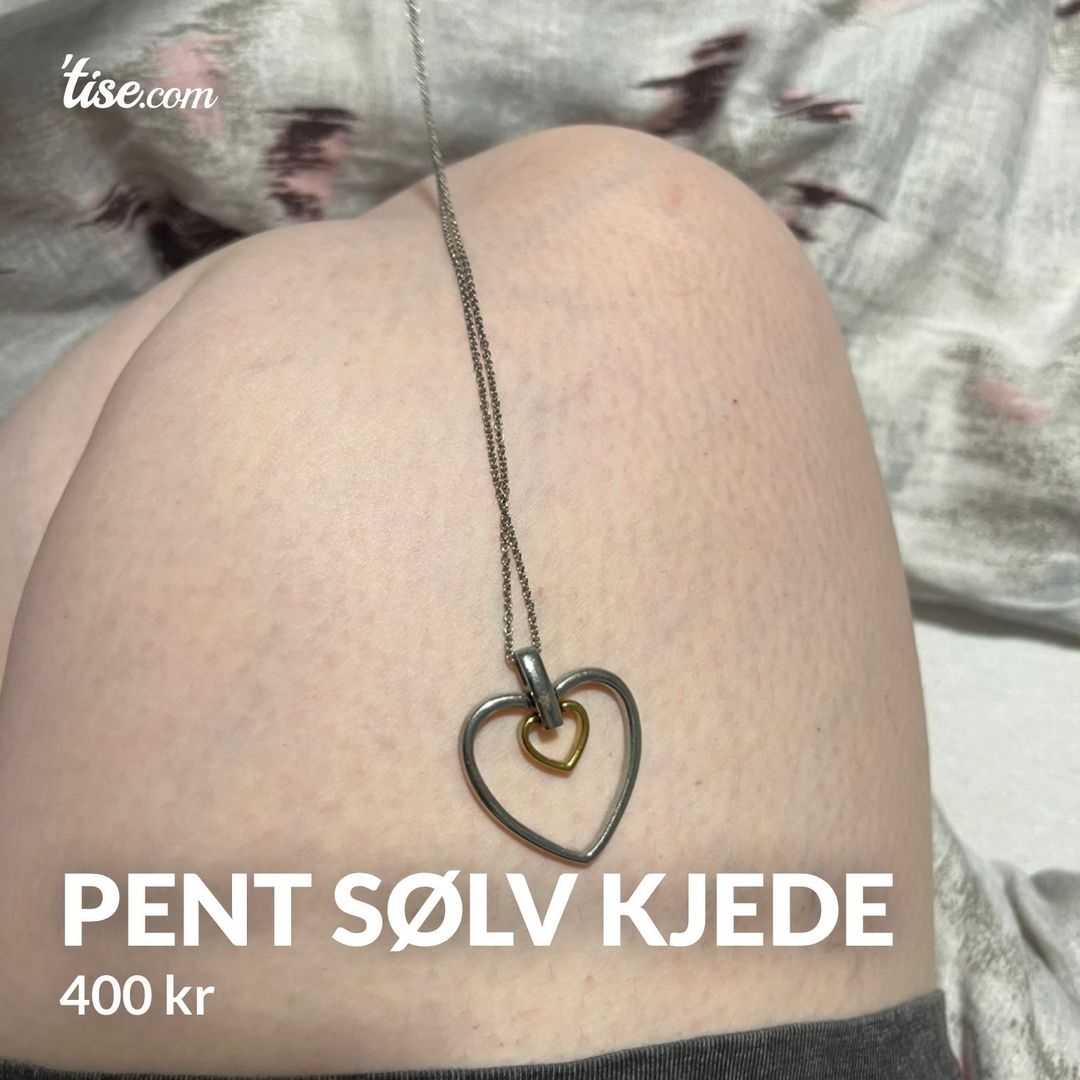 Pent sølv kjede