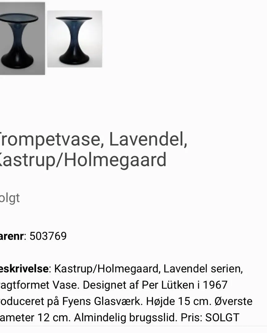 Holmegård vase