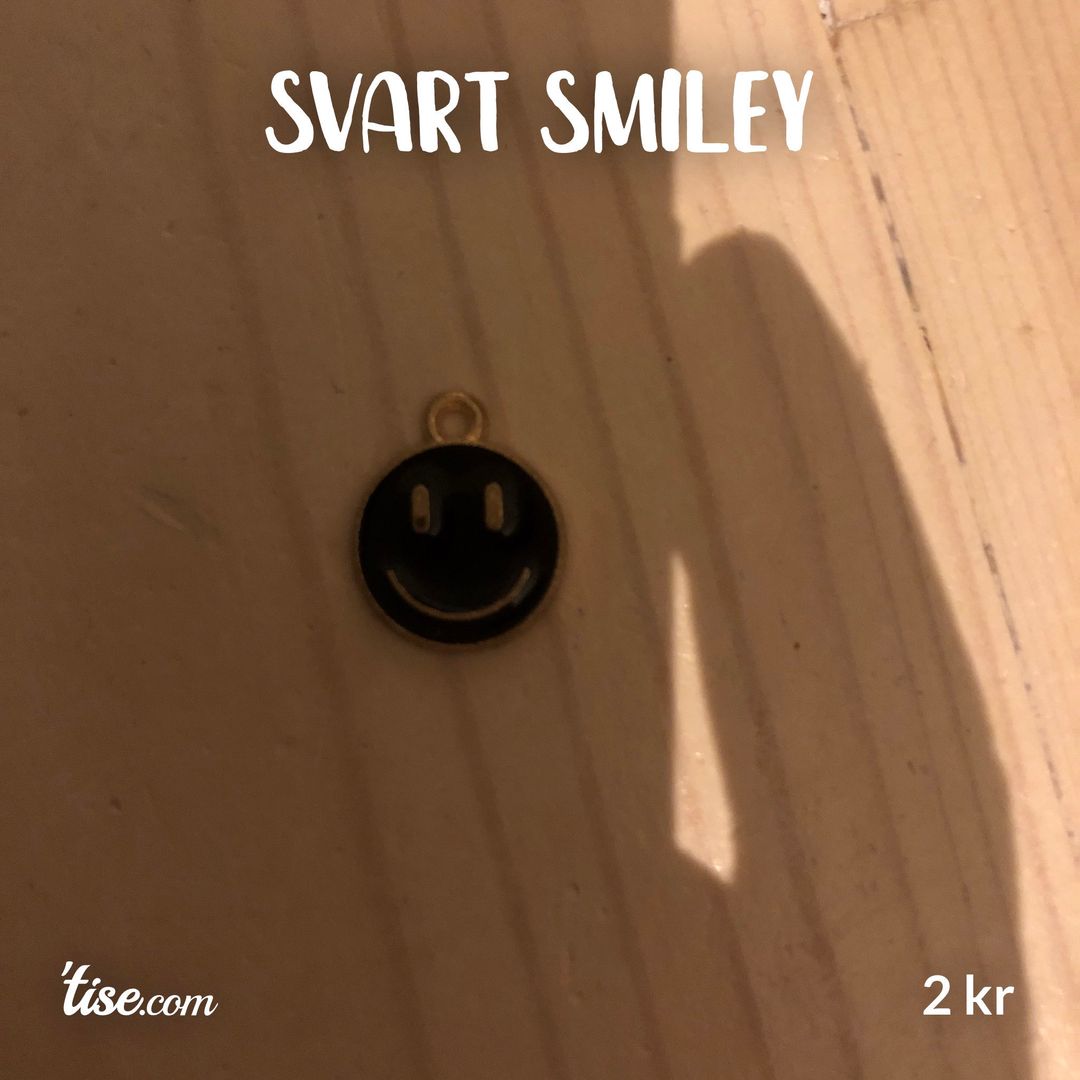 Svart smiley