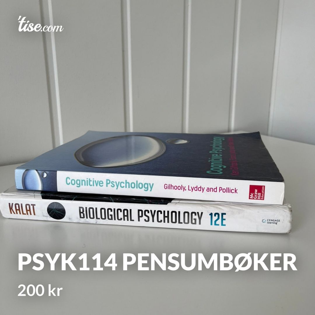 PSYK114 pensumbøker