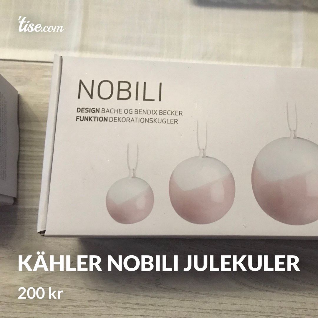 Kähler Nobili julekuler