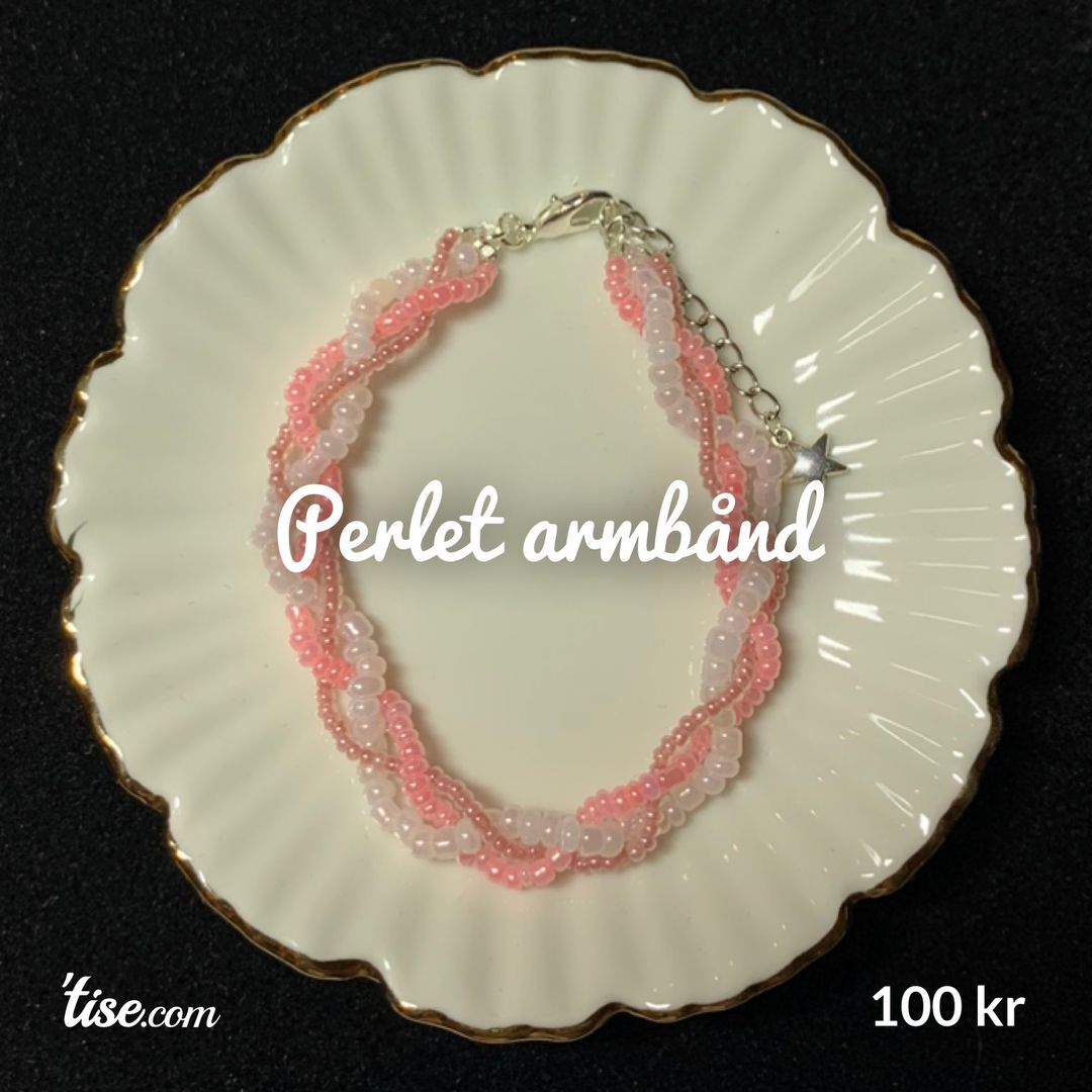 Perlet armbånd