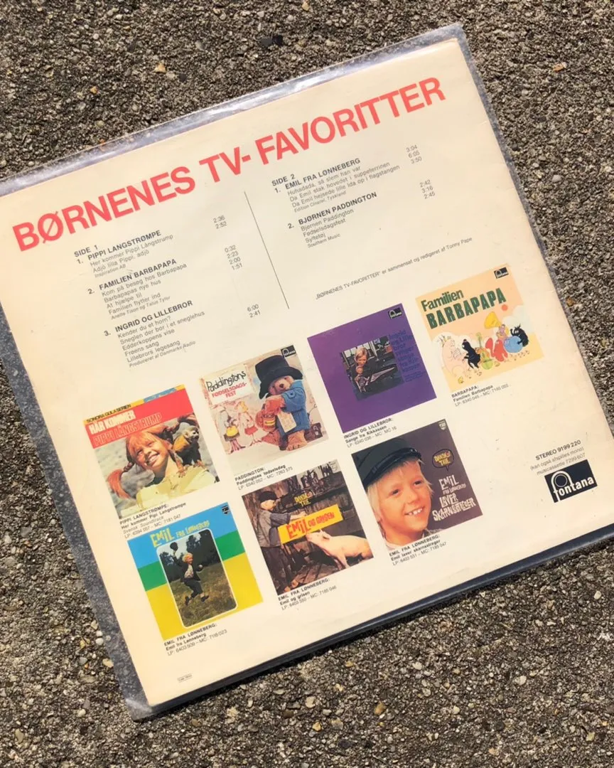 Retro børne LP