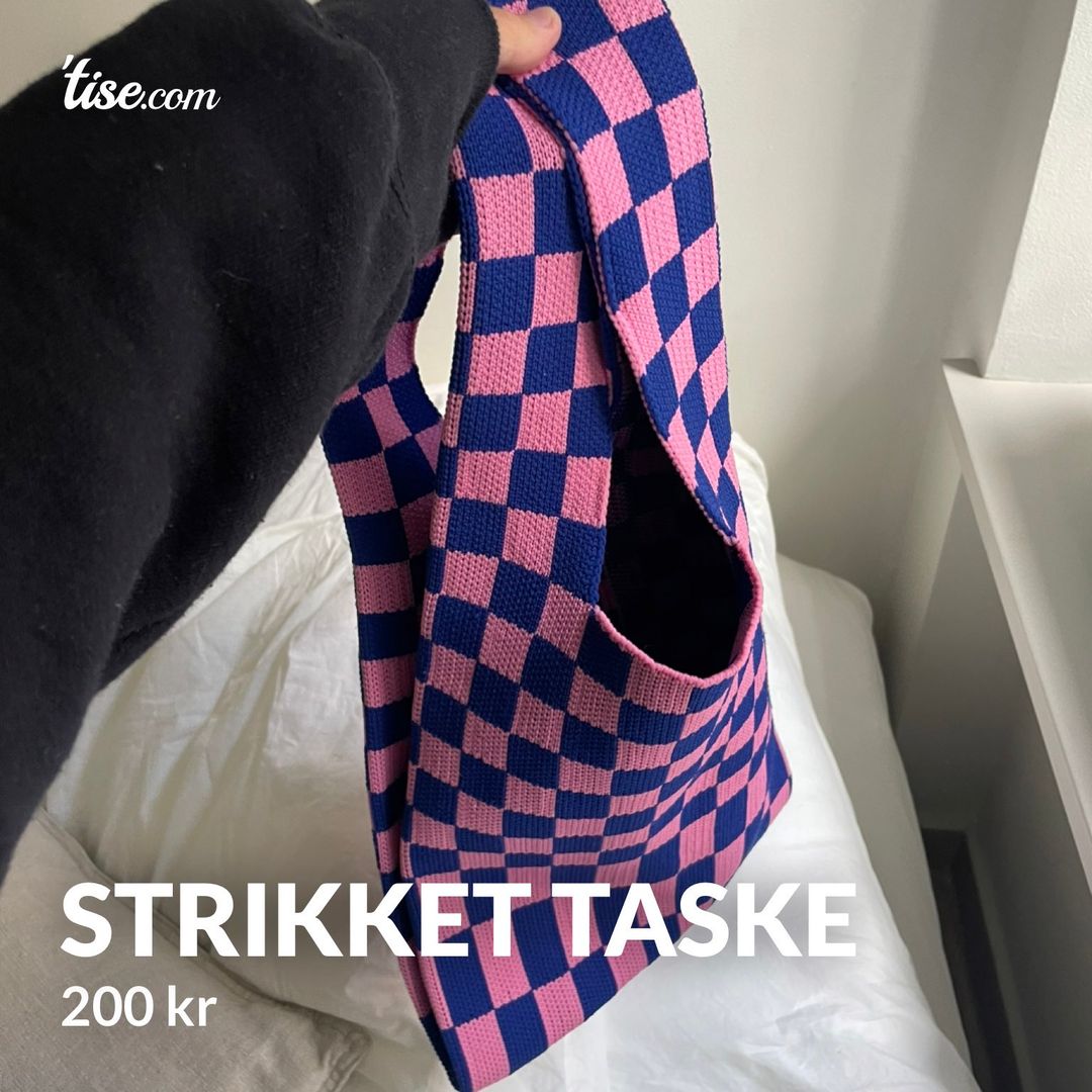 Strikket taske