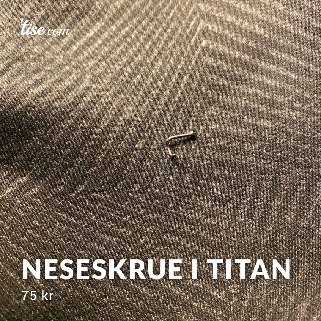 Neseskrue i titan