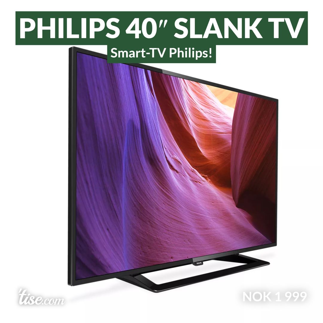 Philips 40″ Slank TV