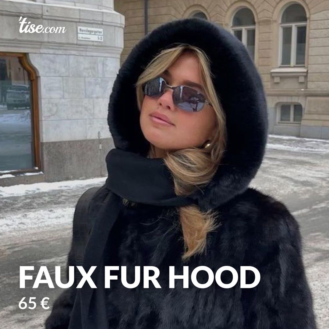 Faux Fur Hood