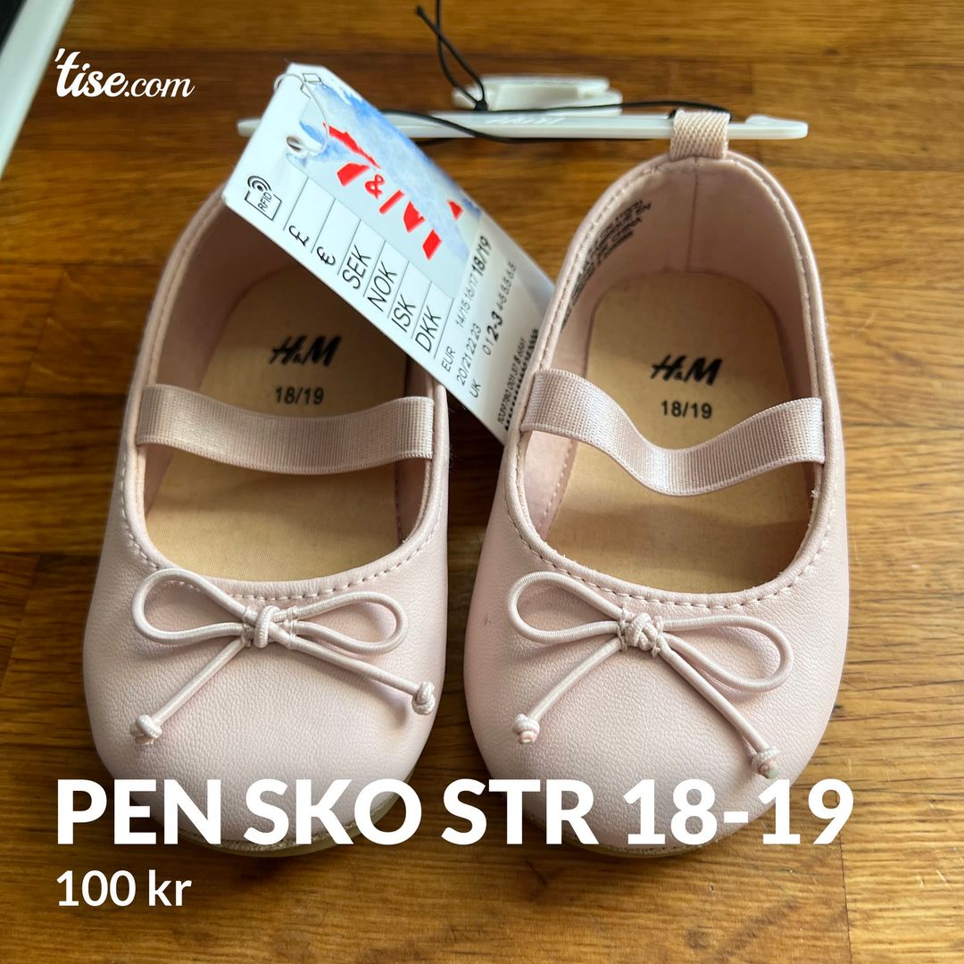 Pen sko str 18-19