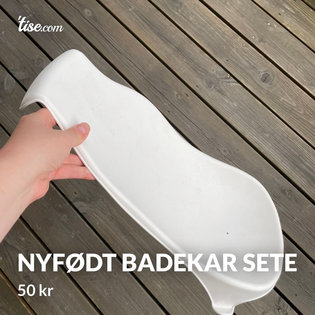 Nyfødt badekar sete