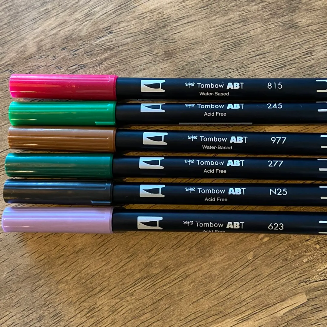 6 TomBow tusjer