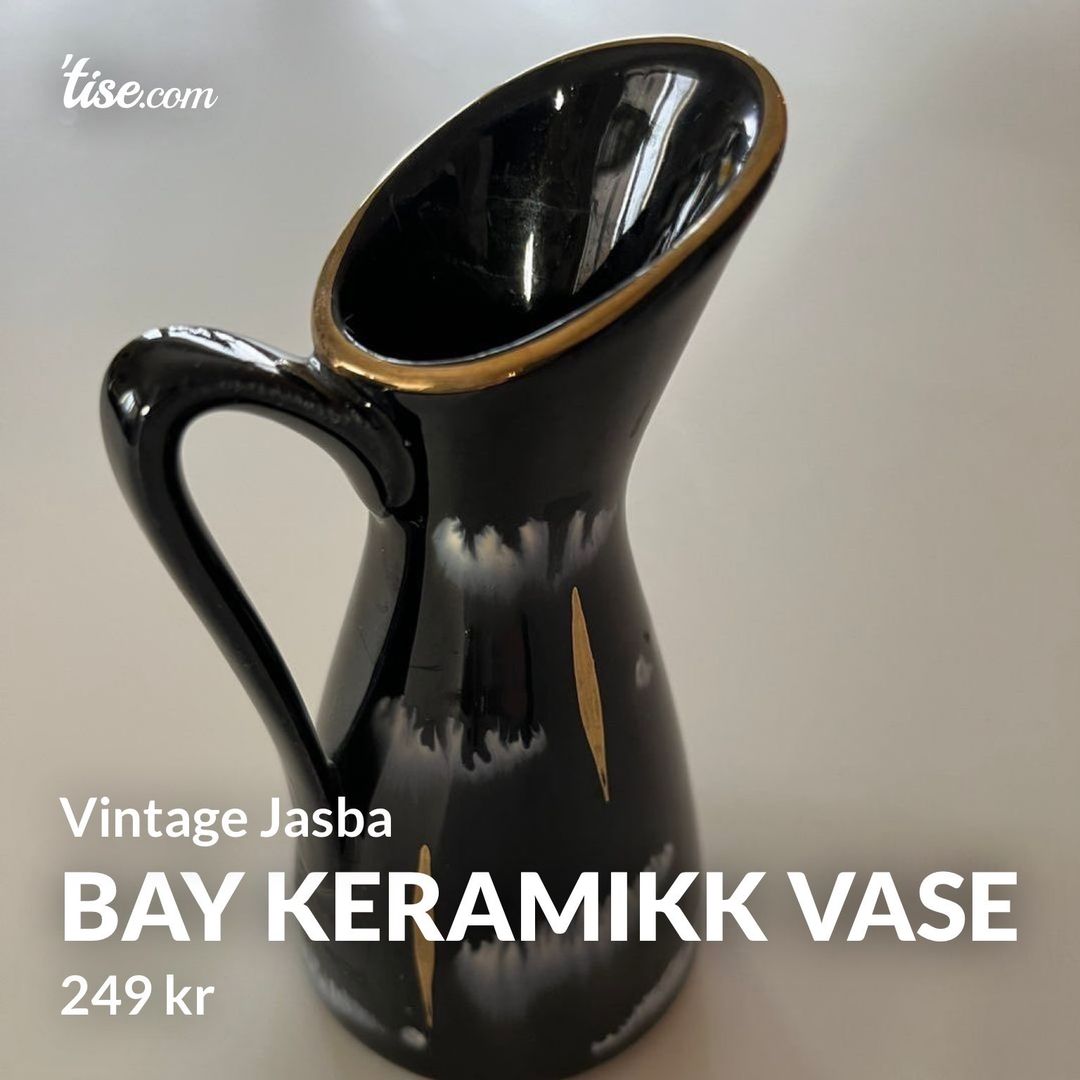 Bay keramikk vase