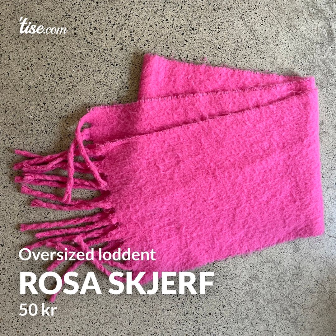 Rosa skjerf