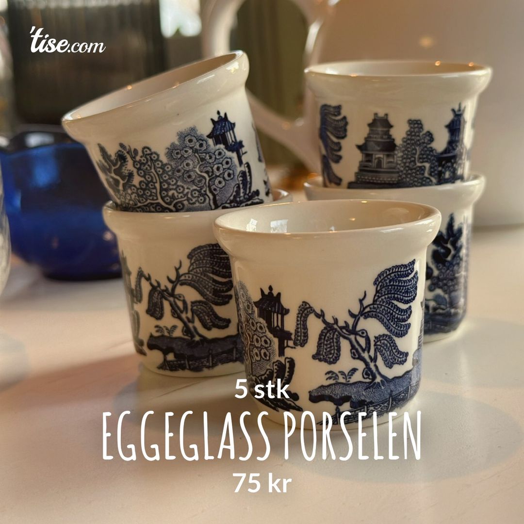 Eggeglass Porselen