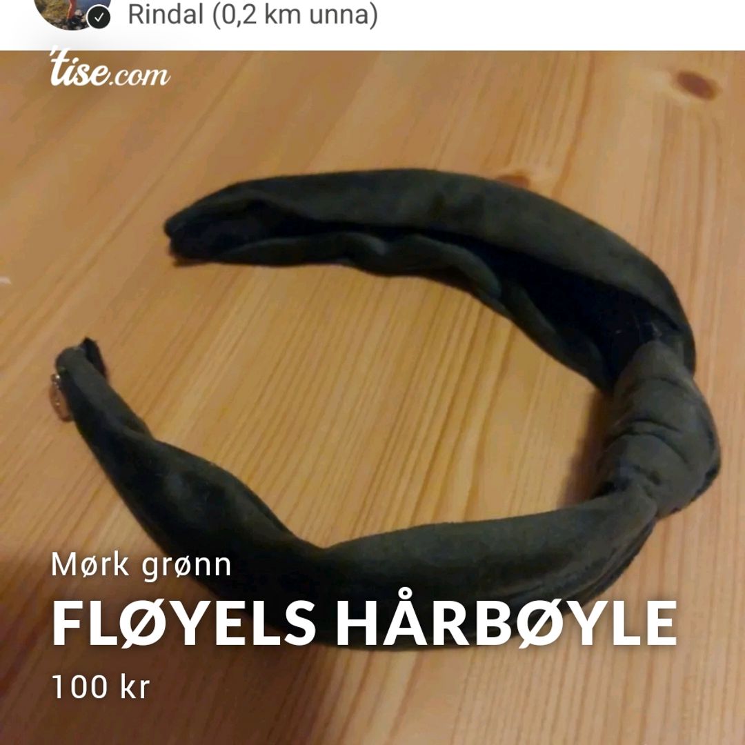 Fløyels hårbøyle