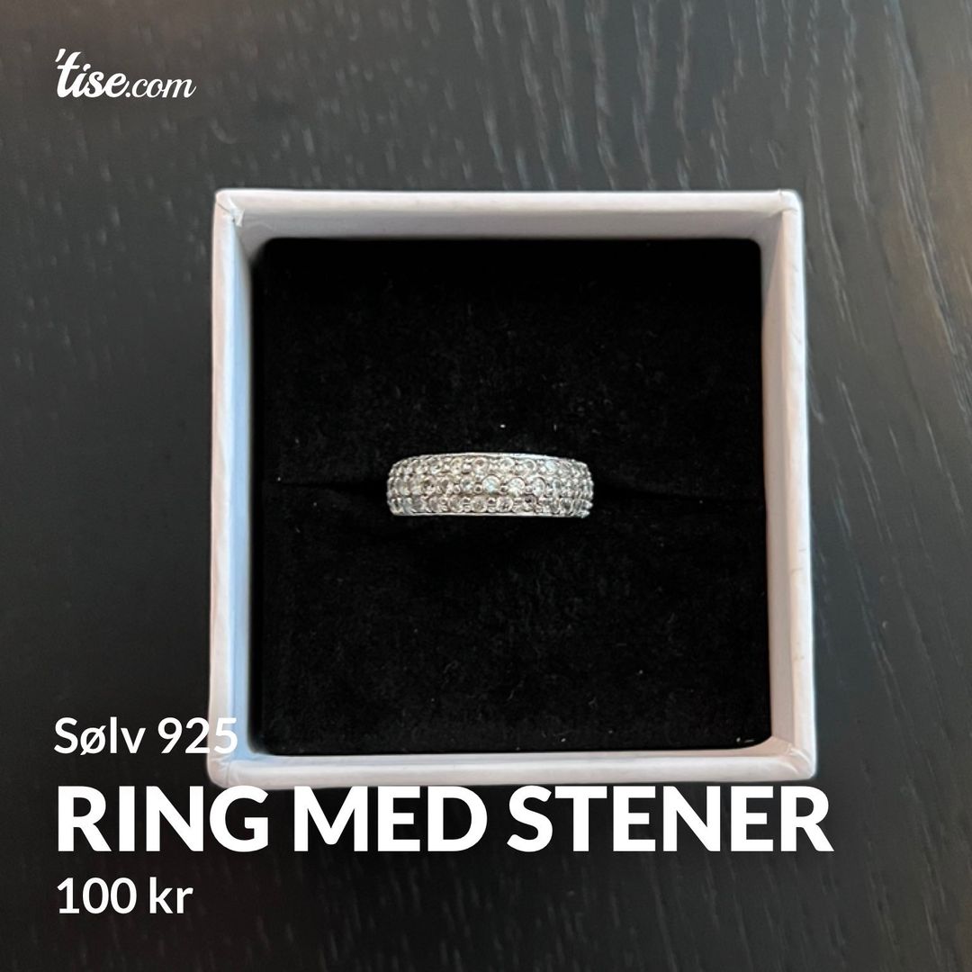 Ring med stener