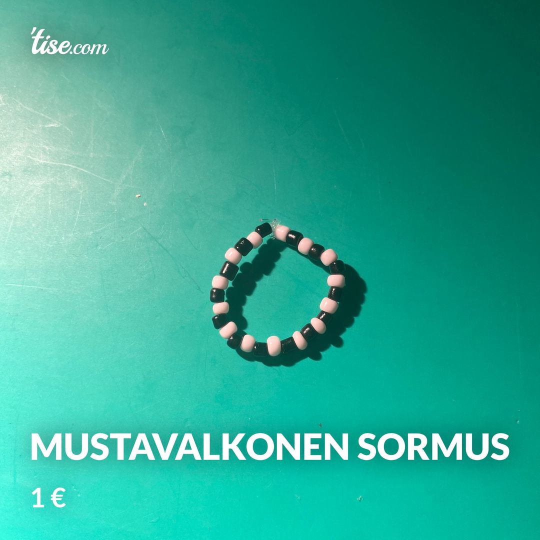 Mustavalkonen sormus