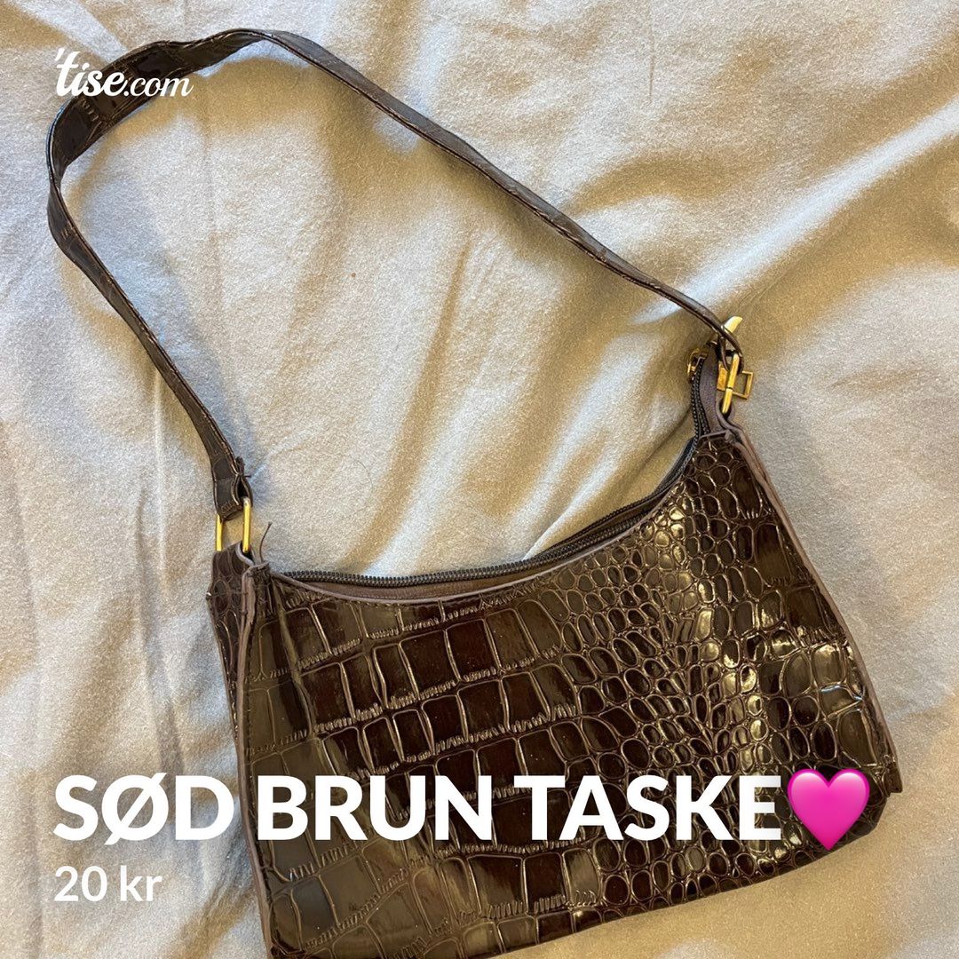 Sød brun taske🩷