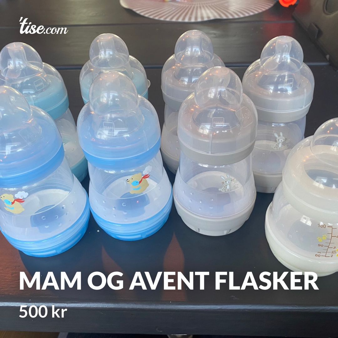 Mam og Avent flasker