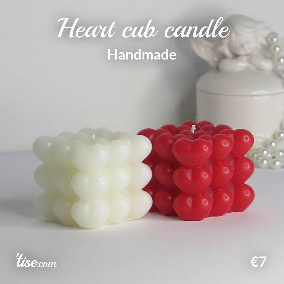 Heart cub candle