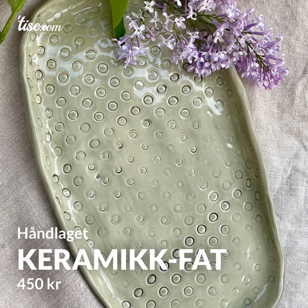 Keramikk-fat