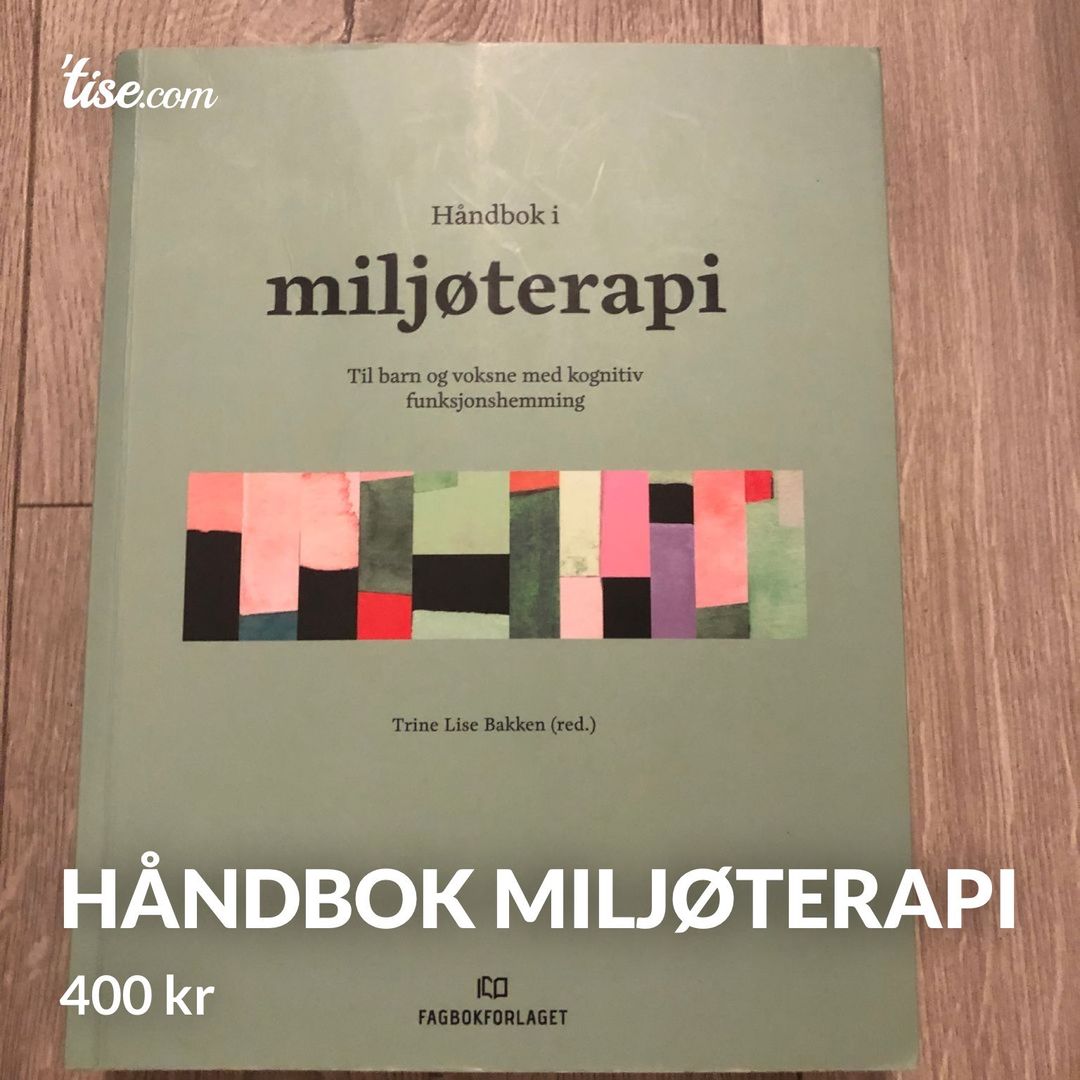 Håndbok miljøterapi