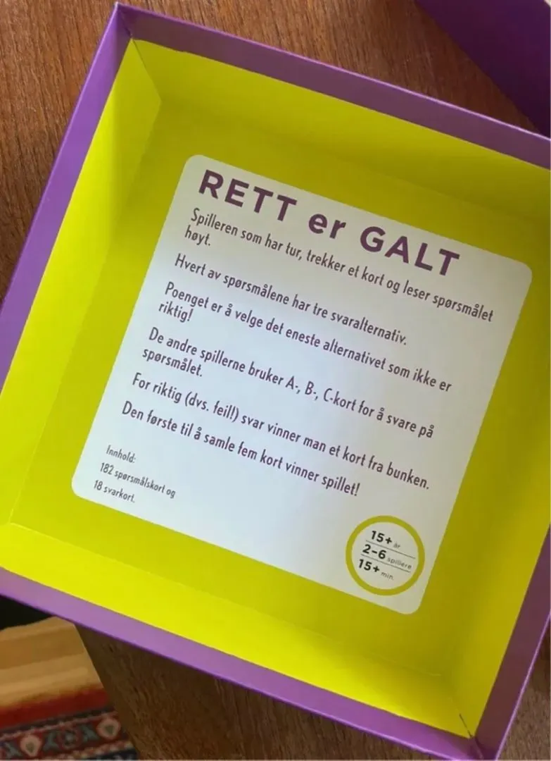 Rett er Galt