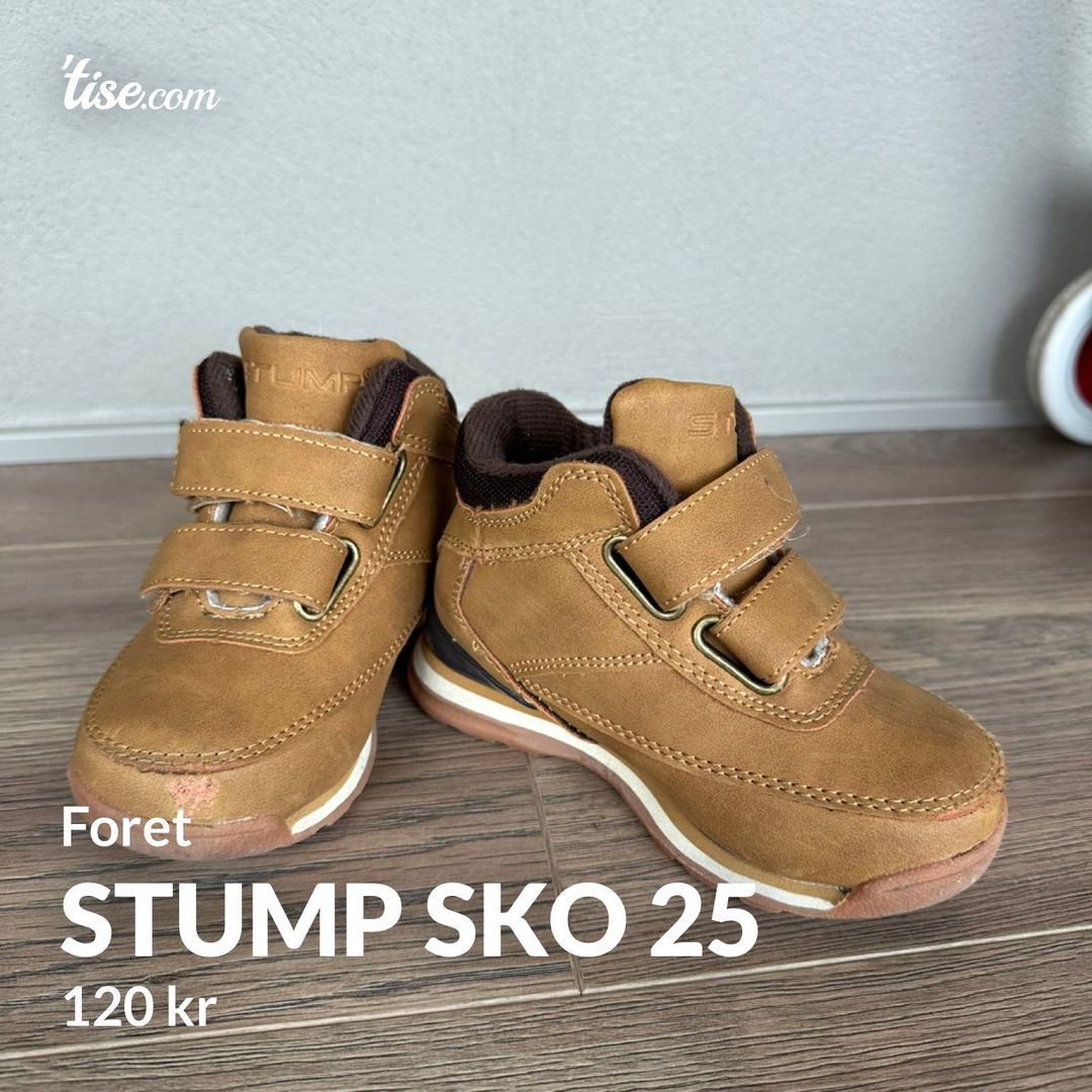 Stump sko 25