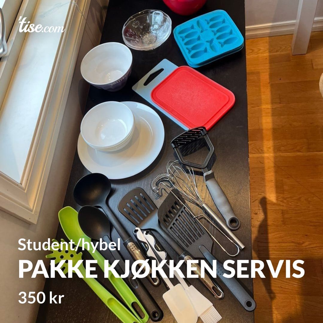 Pakke kjøkken servis