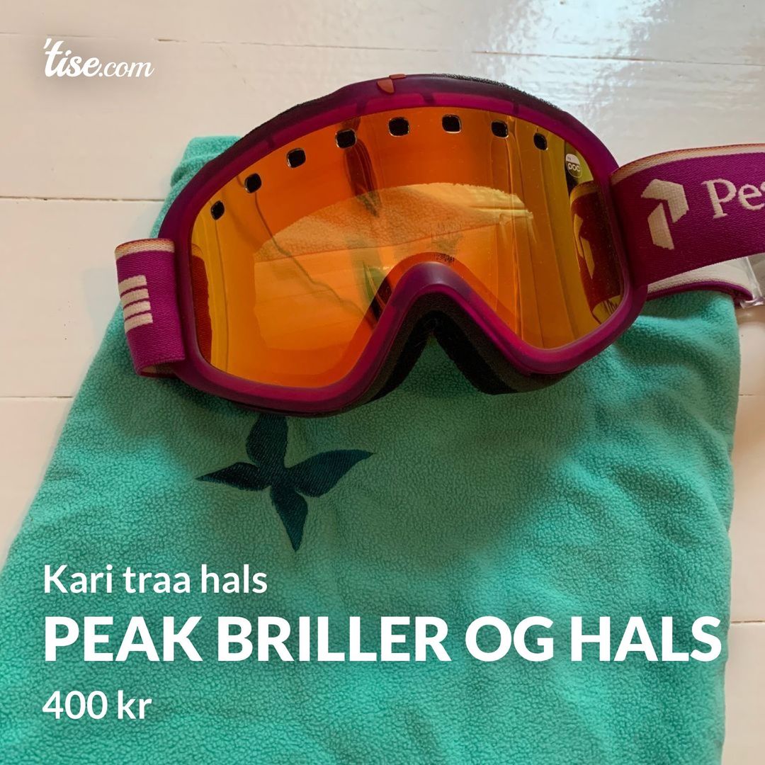 Peak briller og hals