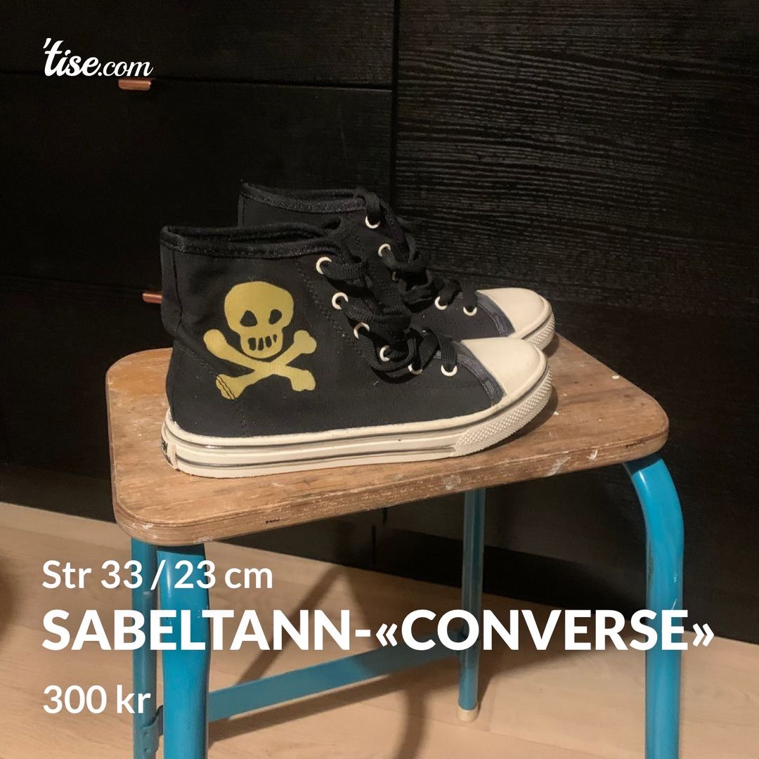 Sabeltann-«converse»