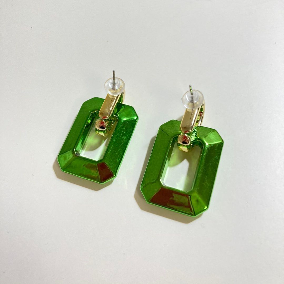 GreenGolden earring