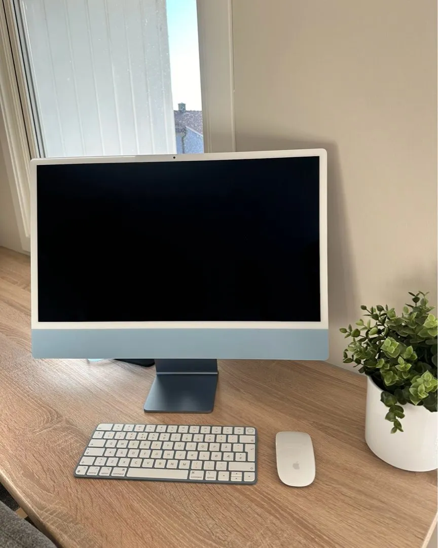 Apple iMac 24- (blå)