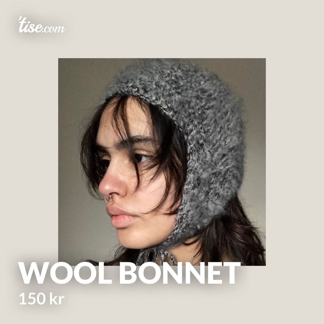 wool bonnet