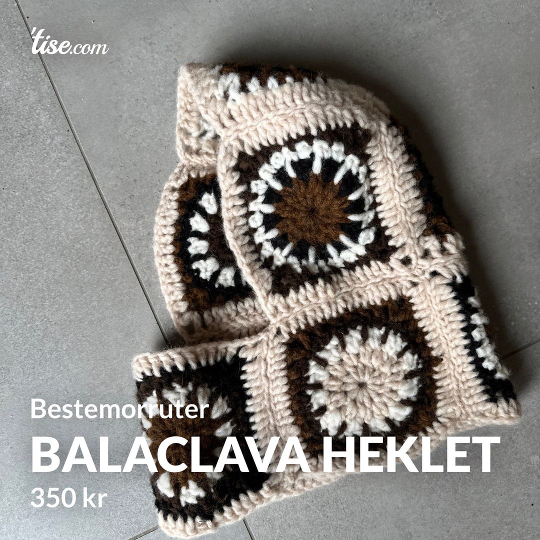 Balaclava heklet