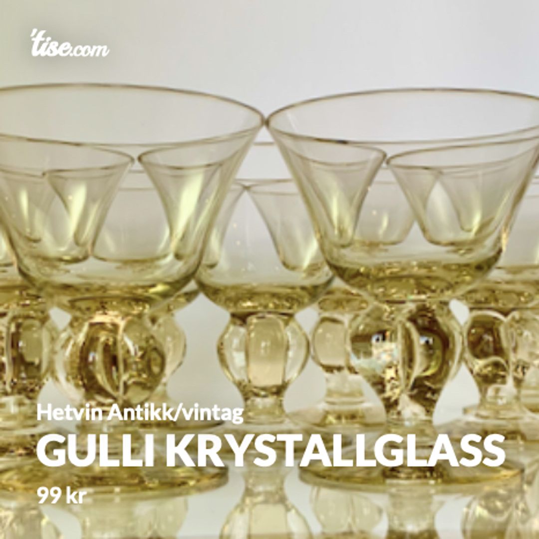 Gulli krystallglass