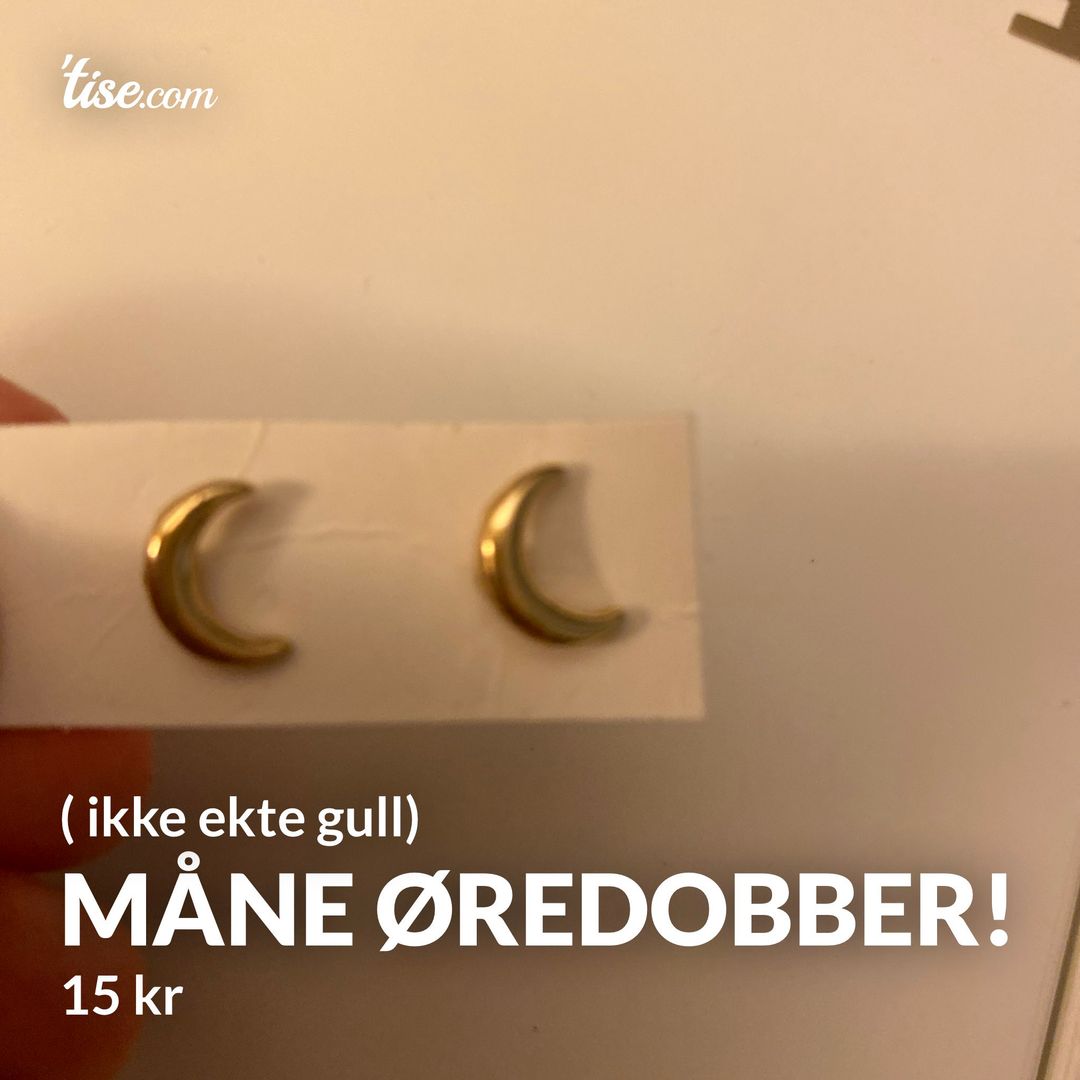 Måne øredobber!