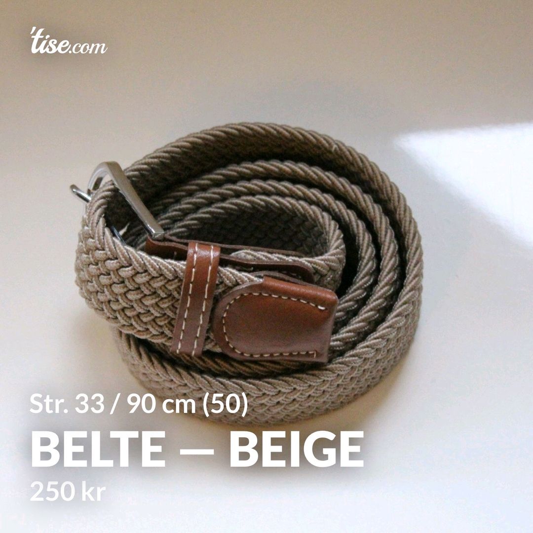 Belte — Beige