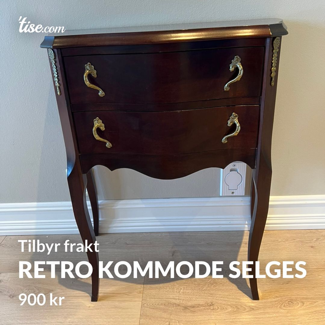 Retro kommode selges