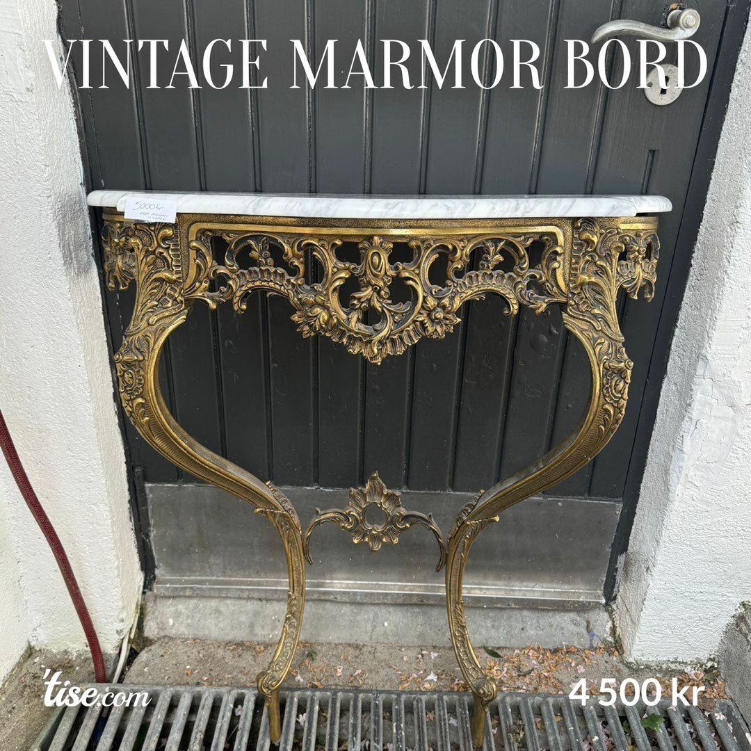 Vintage marmor bord