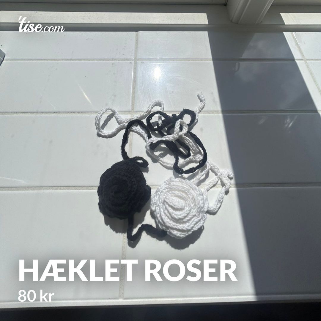 Hæklet roser