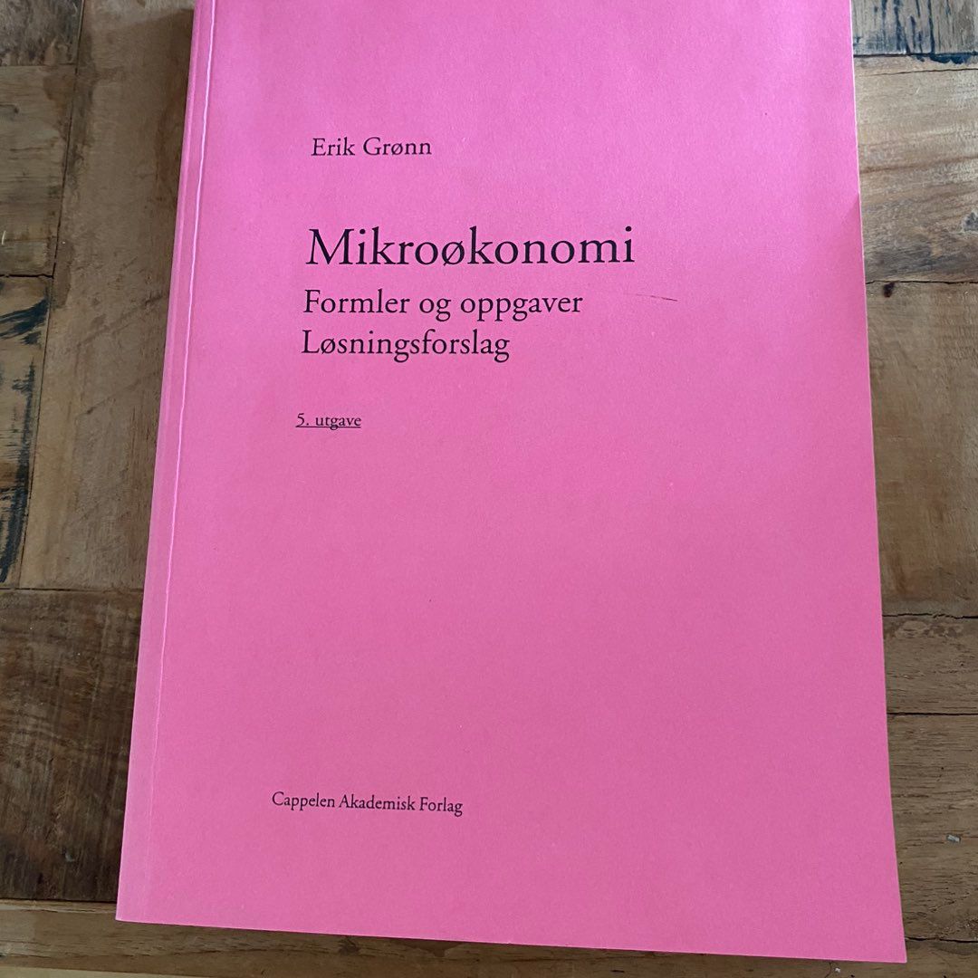 MIKROØKONOMI