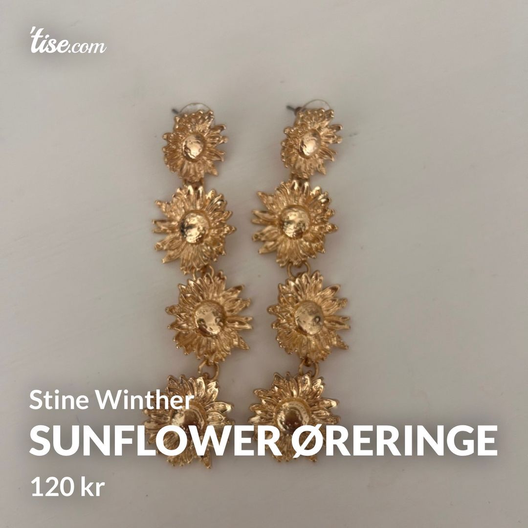 Sunflower øreringe