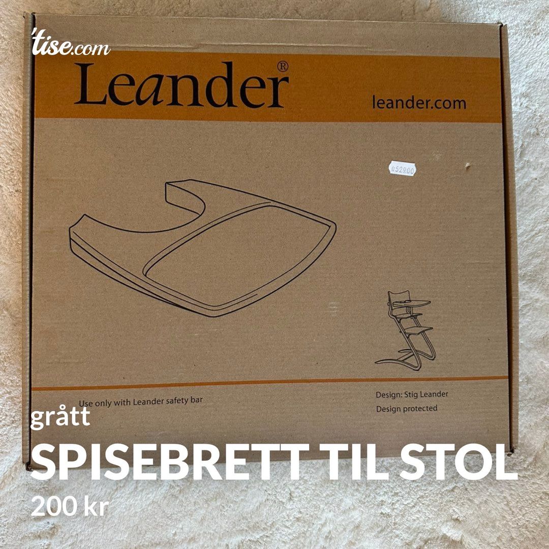 spisebrett til stol